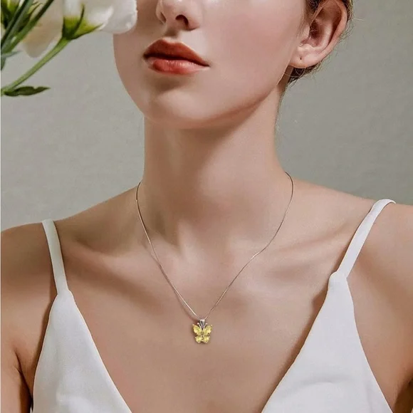 Bestyle Citrine Yellow Necklace - Picture 5 of 7